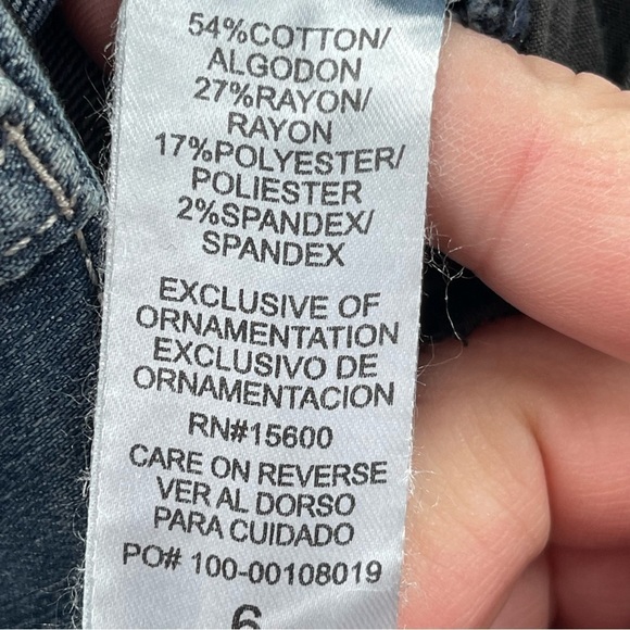 Democracy “Ab”solution Slim Fit Jeans Size 6 - Picture 6 of 7